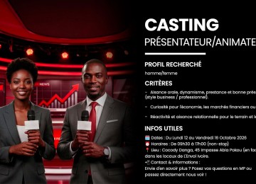 GRAND CASTING PRÉSENTATEUR(TRICE)S & ANIMATEUR(TRI
